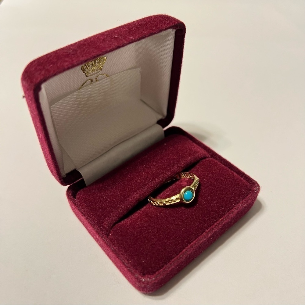 925 Sterling Silver Gold Plated Vintage Italy Etrusca Ring